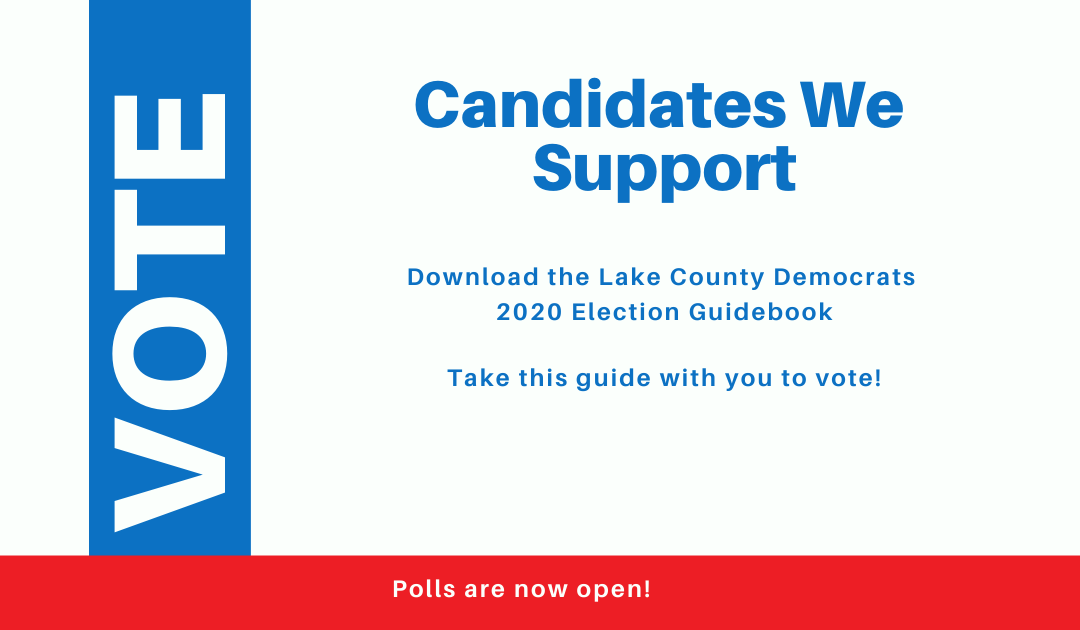 Candidates We Support – 2020 General Election